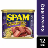 SPAM® Korean BBQ Flavored Net Wt 12 OZ (340 g)