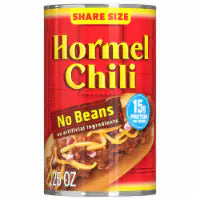 Hormel® Chili No Beans NET WT 25 OZ (709g)