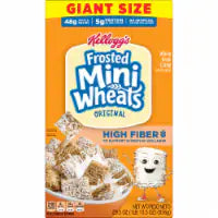 Kellogg's® Frosted Mini-Wheats High Fiber Giant Size Cereal 29.5 oz