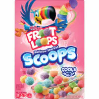 Kellogg's® Froot Loops® Rainbow Sherbert Scoops Cereal 7.8 oz