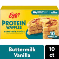 Eggo® Frozen Protein Waffles Buttermilk Vanilla 10 ct / 1.23 oz