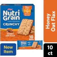 Nutri-Grain® Crunch®y Honey Oat Flax Bars 10 ct