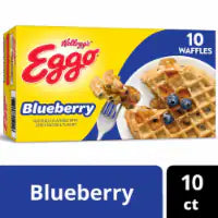 Kellogg's® Eggo® Blueberry Frozen Waffles 10 ct / 1.23 oz