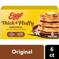Eggo® Thick and Fluffy Original Waffles 6 ct / 1.93 oz