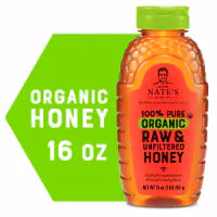 Nature Nate's® 100% Pure Organic Raw & Unfiltered Honey 16oz