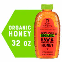 Nature Nate's® 100% Organic Raw & Unfiltered Honey 32oz
