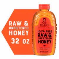 Nature Nate's® 100% Pure Raw & Unfiltered Honey 32oz