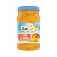 Dole® Sliced Peaches In 100% Fruit Juice 1 jar / 23.5 oz