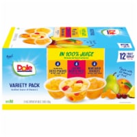 Dole® Fruit Bowls® in 100% Juice Cups Variety Pack 12 ct / 4 oz