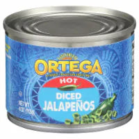 Ortega Hot Diced Jalapenos, Kosher 4 oz