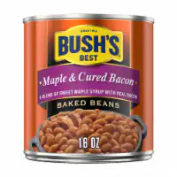 Bush's Maple & Cured Bacon Baked Beans 16 oz