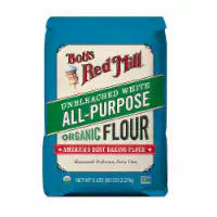 Bob's Red Mill Organic Unbleached White All-Purpose Flour 5 lbs