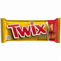 Twix Full Size Caramel Chocolate Cookie Candy Bar 1.79 oz