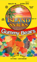 Island Snack Gummy Bears Value Size 8 oz