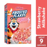 Kellogg's® Frosted Flakes Strawberry Milkshake Cereal 11.6 oz