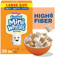 Kellogg's® Frosted Mini-Wheats High Fiber Large Size Cereal 20 oz