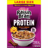 Kellogg's® Raisin Bran Protein Touch of Cinnamon Large Size Cereal 14.9 oz