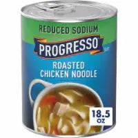 Progresso Reduced Sodium Canned Roasted Chicken Noodle Soup 18.5 oz