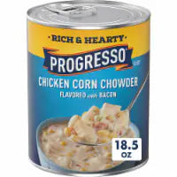 Progresso™ Rich and Hearty Chicken Corn Chowder Canned Soup 18.5 oz