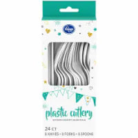Kroger® Entertainment Essentials Plastic Cutlery - White 24 pc