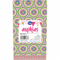 Kroger® Entertainment Essentials Pink Medallion Guest Paper Napkins 24 ct