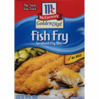 McCormick GOLDEN DIPT Fish Fry Seafood Fry Mix 10 oz