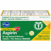 Kroger® Low Dose Aspirin Delayed-Release Tablets 81mg 120 ct