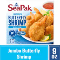 SeaPak Jumbo Crispy Breaded Butterfly Shrimp 9 oz