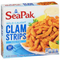 SeaPak Crunchy Breaded Clam Strips 10 oz