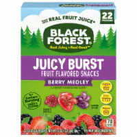 Black Forest® Juicy Burst Berry Medley Fruit Snacks 22 ct / .08 oz