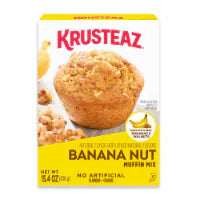 Krusteaz Banana Nut Muffin Mix, Made With Real Bananas and Real Walnuts 15.4 oz