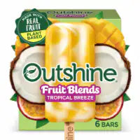 Outshine Tropical Breeze Fruit Blends Frozen Fruit Bars, 6 Count
