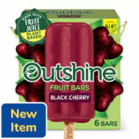 Outshine Black Cherry Frozen Fruit Bars, 6 Count