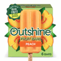 Outshine Peach Frozen Fruit Bars, 6 Count