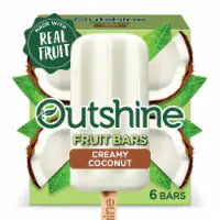 Outshine Creamy Coconut Frozen Fruit Bars, 6 Count