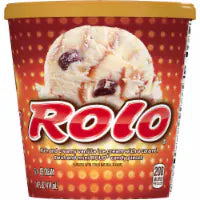 Rolo® Caramel Swirl Vanilla Ice Cream Pint