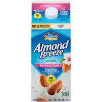 Almond Breeze Unsweetened Vanilla Almond Milk 1/2 gal