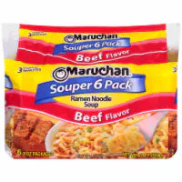 Maruchan® Beef Ramen Noodle Soup 6 pack