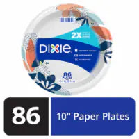 Dixie® Paper Plates 10 Inch Disposable Plate