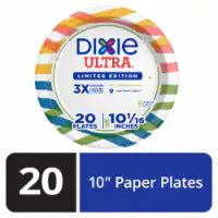 Dixie Ultra® Paper Plates 10 Inch Disposable Plate