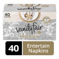 Vanity Fair® Entertain Classic Paper Napkins - White