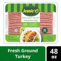 Jennie-O® All-Natural* 93% Lean/7% Fat Fresh Ground Turkey 48 OZ (3 LBS)