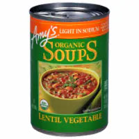 Amy's® Organic Light in Sodium Lentil Vegetable Soup 14.5 oz