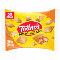 Totino's Pizza Rolls Triple Cheese Flavored Frozen Snacks 50 Rolls