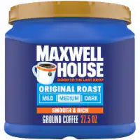 Maxwell House Original Roast Ground Coffee, Canister 27.5 OZ