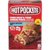 Hot Pockets® Four Meat & Four Cheese Pizza Sandwiches 8 ct