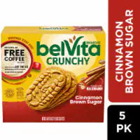 belVita Cinnamon Brown Sugar Breakfast Bars Biscuits 5 ct