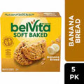 belVita Soft Baked Banana Bread Breakfast Bars 5 ct