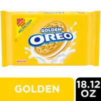 OREO Golden Sandwich Cookies Family Size 18.12 oz
