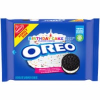 OREO Birthday Cake Chocolate Sandwich Cookies Family Size